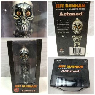 Neca Talking Achmed Headknocker Jeff Dunham Bobblehead Skeleton And