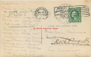 AK,  Seward - Susitna,  Alaska,  RPPC,  Mail Dog Sleigh,  1914 PM,  LH Pedersen Photo 2