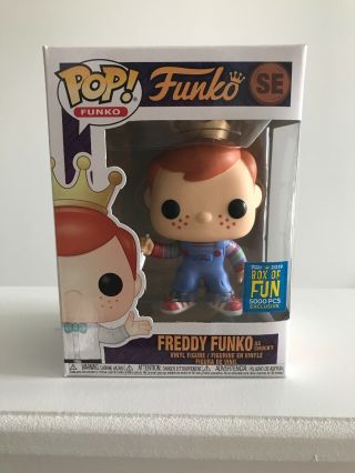Funko Pop Fundays 2019 Box Of Fun Freddy Funko Chucky Le5000 Sdcc W/ Protector