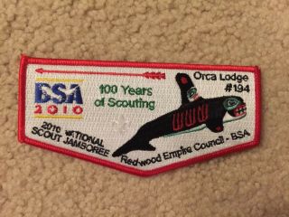 2010 Redwood Empire Council Snoopy JSP and Orca 194 Patch Set 4