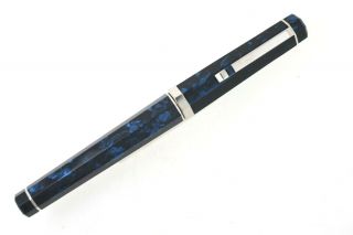 Retro 51 Double Eight Fountain Pen Marble Blue 8 - Sided W/ Broad Nib