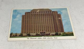 Collectibles - Postcard - Travel - The Shamrock Hilton Hotel - Houston - Texas