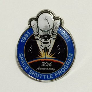 Nasa Final Space Shuttle Mission Pin Contains Metal Flown On A Space Shuttle