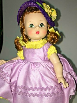 Antique 8 " Hard Plastic Muffie By Nancy Ann Storybook Dolls Inc.