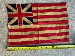 Antique Union Jack Cloth Flag