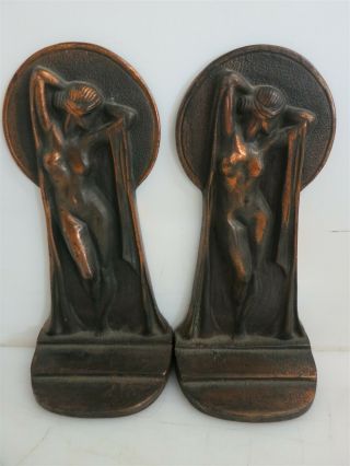 Antique Art Deco Bronze Goddess 7.  5 
