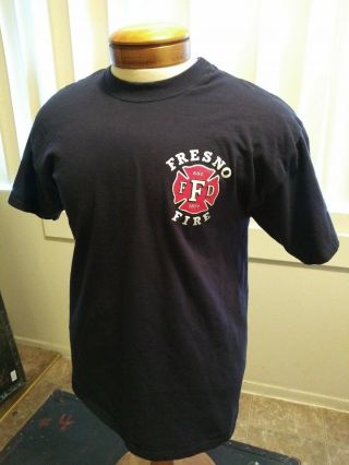 Fresno Ca Fire Dept.  T - Shirt Men 