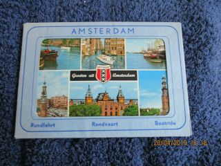 9 Postcards,  Views Of Amsterdam,  Postally