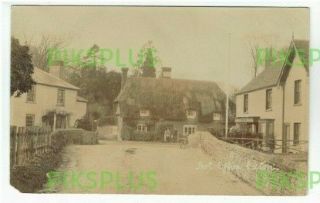 Old Postcard Exton Post Office Hampshire Real Photo Bishops Waltham 1907