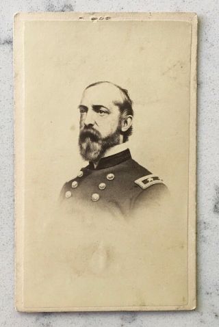 Antique Civil War Cdv Photograph Of Union General George Meade Portrait