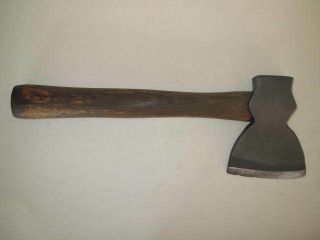 Antique Vintage Hand Forged Side Hatchet Broad Axe 2lb Tempered 4 " Edge H C