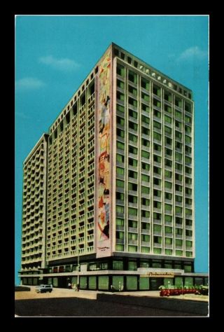 Dr Jim Stamps Ambassador Hotel Hong Kong China Chrome Topical Postcard
