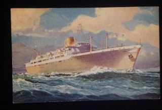 Vintage early 1900 ' s Postcards (5) Different Cruise/Battle/Fleet Ships 4