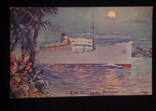 Vintage early 1900 ' s Postcards (5) Different Cruise/Battle/Fleet Ships 5