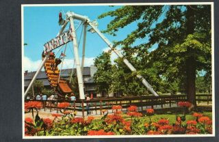 G154 Chrome Postcard 4x6 Boblo Island Amusement Park Canada The Pirate Ride