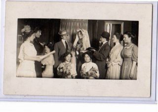 Real Photo Postcards Rppc - Mock Wedding Of Two Women Lesbian Interest Crossdress