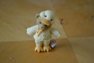 No Box Cherished Teddies Figure Brendan May Your Easter Be Just Ducky