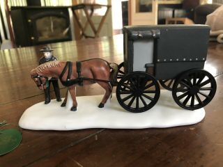Dept.  56 Amish Buggy Horse Village Series Christmas