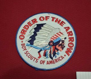 Large 2nd Version Older Boy Scout Order Of The Arrow (oa) Jacket Patch
