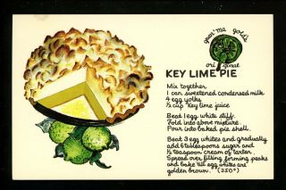 Recipe Us Postcard Key Lime Pie Gran 