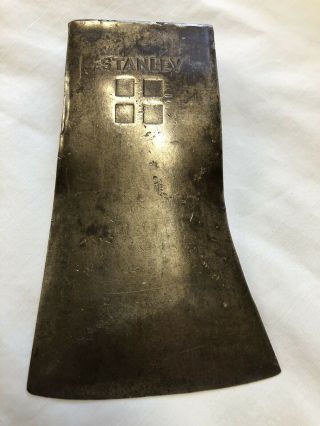 Rare Vintage Embossed 2 - 1/2lb.  Stanley Sweetheart 4 - Square Boys Axe Head.