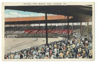 Parkway Field Baseball Park - Louisville Ky Stadium Ca1920