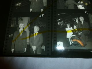 Photo Sheet & Negatives of John DeLorean,  Johnny Carson,  DeLorean Car,  More 3