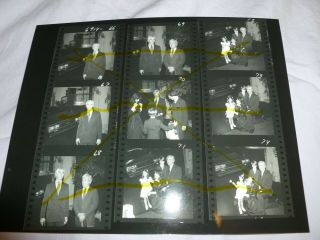 Photo Sheet & Negatives of John DeLorean,  Johnny Carson,  DeLorean Car,  More 7