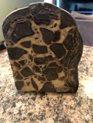 Cut & Polished Geode Stone 3 Lb 13oz Bookend/paper Weight.