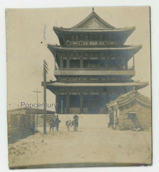 1900s China Photograph Peking Pieping Tower Pagoda Usa Tourists Beijing Photo