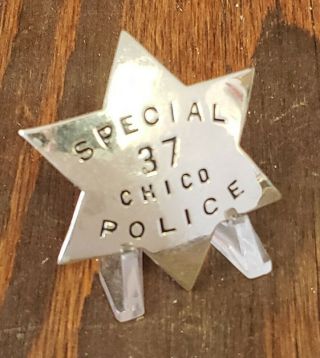 Old West 1800 ' s Antique Chico CA Special Officer Badge 8