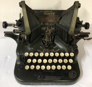 Antique Oliver Typewriter No.  5 Standard Visible Writer