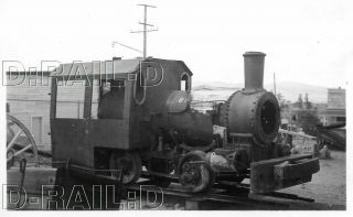 9c134 Rp 1930s?/50s Yellow Aster Mine 0 - 4 - 0 Locomotive Blew Up Randsburg Ca