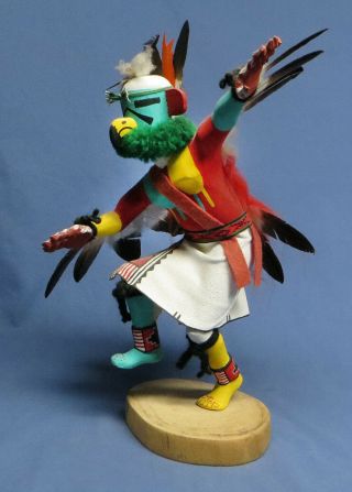 Rare Handmade Hopi Kachina Doll By Les David - Signed Vgc