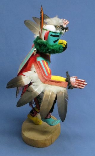 Rare Handmade Hopi Kachina Doll By Les David - Signed VGC 3