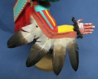Rare Handmade Hopi Kachina Doll By Les David - Signed VGC 5