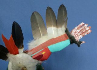 Rare Handmade Hopi Kachina Doll By Les David - Signed VGC 6