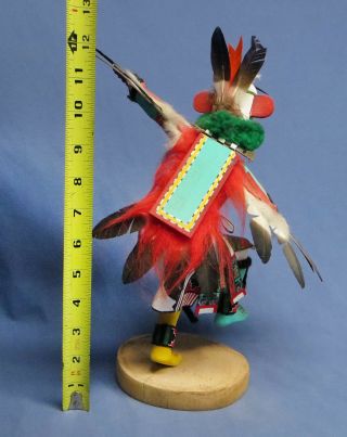 Rare Handmade Hopi Kachina Doll By Les David - Signed VGC 7