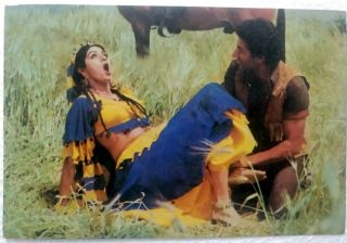 Bollywood Actor - Sunny Deol - Sridevi Sreedevi - Rare Old Post Card Postcard