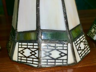 Arts & Crafts Style Stained Glass Light Shade Ceiling Fan Chandelier Wall Sconce 5