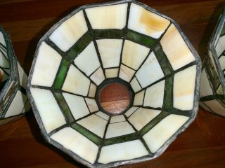 Arts & Crafts Style Stained Glass Light Shade Ceiling Fan Chandelier Wall Sconce 6
