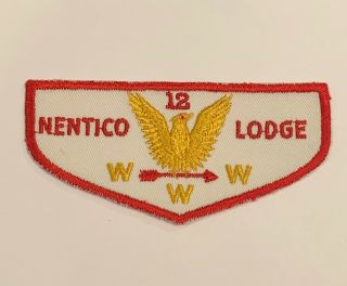Oa Nentico Lodge 12f1 Rare First Flap
