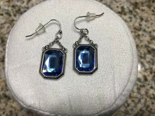 Touchstone Swarovski Out Of The Blue Earrings