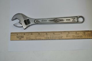 Vintage Diamalloy 10 " Adjustable Wrench - Diamond Tool And Horseshoe Co.  U.  S.  A.