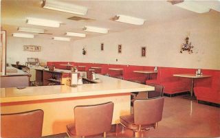 1950s Rio Vista Motel Interior Kearny Arizona Heer Printing Postcard 8607