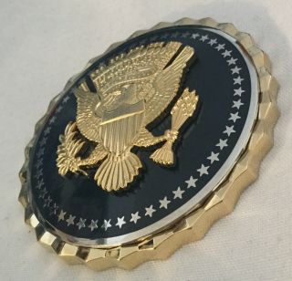 TRUMP WHMO WHITE HOUSE 3” CHALLENGE COIN PAPERWEIGHT SEAL ENAMEL LIMITED ED 6