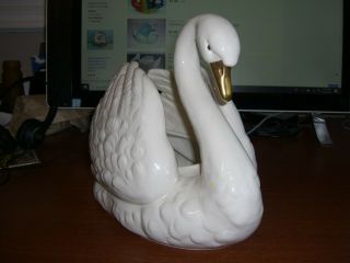 Large Goebel Swan Planter 12 X 8 X 10 Made In West Germany In 1969
