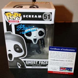 Skeet Ulrich Ghost Face Autographed Scream Signed Funko Pop Psa Jsa Bas