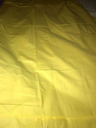 Vintage Wamsutta Lustercale Percale Twin Flat Bright Yellow Bed Sheet Euc