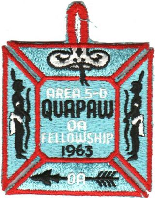 Boy Scouts Oa Conclave Area 5d 1963 Section Bsa Patch Badge